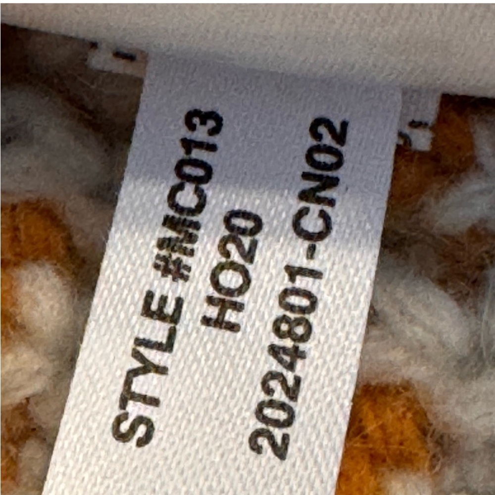 Madewell Striped Metallic Barfield Wool Blend Sweater Sz Small Heather B… - Picture 6 of 8